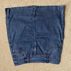 Denim MIDI Skirt